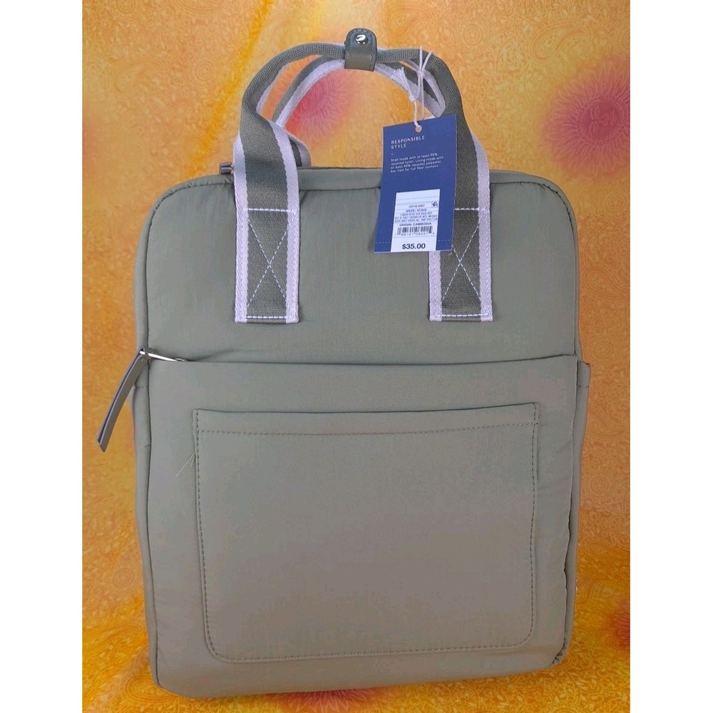 Universal Thread Olive Green Square‎ Backpack Tot… - image 1